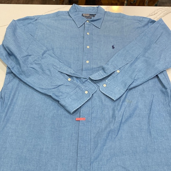 HAS FLAWS Polo Ralph Lauren Shirt XL Lowell Sport - Picture 3 of 10